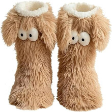 Cozy Women's Winter Slipper Socks with Fleece Lining and