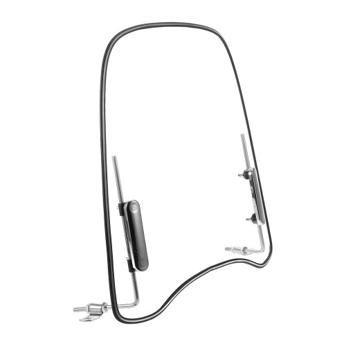 Clear Motorcycle Windshield Motorcycle Windshield Replacement, Handlebar Mounting Kit for Motorcycle Wind Deflector Installation Accessories