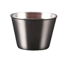Sauce Dipping Cup High Durability Rust-proof Stainless Steel Sauce Container Hot Pot Seasoning Dipping Bowl Kitchen Supplies