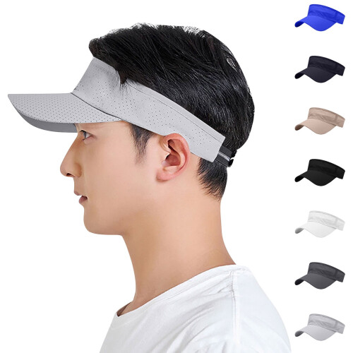 Sports Sun Visor Navy Lightweight Quick-Dry Packable Free 2