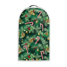Blender Cover Not Easy to Fade with Handle 15.94"H x 9.45"L x 7.28"W Multifunctional, Candy Cane Pine Cone Pattern
