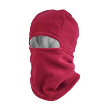 Unisex winter balaclava scarf gaiter red