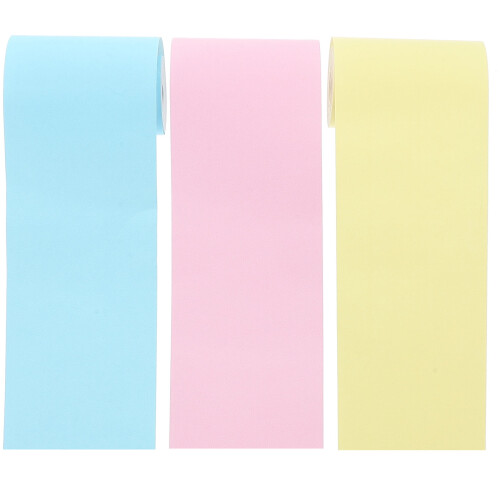 Thermal Receipt Paper Rolls Assorted Colors 3 1/8 x 230 ft