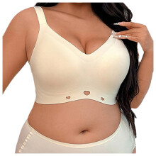 Plus Size Bras for Women Plus Size Seamless Jelly Bra Wireless Comfortable Support for Large Bust