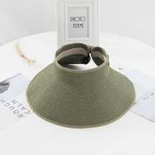 Sun Hats for Women Fashionable Womens Wide Brim Hat Roll-up Straw Sun Visor Hat