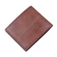 Leather Wallet for Men Bifold Slim Travel Secure RFID Blocking Full Grain with Removable ID Credit Card Holder