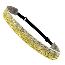 Sparkling Glitter Sports Headband - Non-Slip Elastic Yoga Headwrap for Running Fitness - Color 8