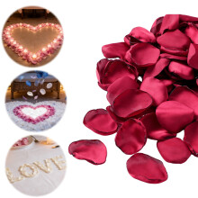 200pcs Silk Rose Petals for Aisle, Table, Confetti – Wedding, Valentine’s, Proposal, Anniversary Decor (Compatible with DIY)