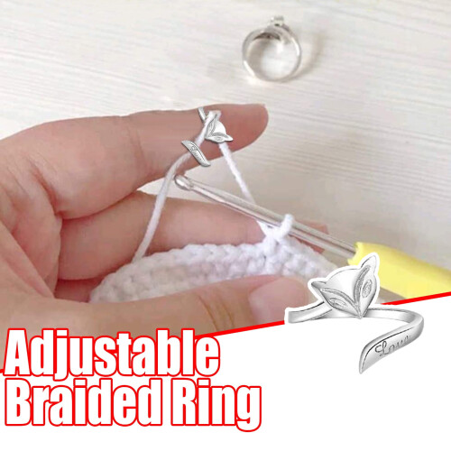Xoxingysm Diy Knitting Diy Adjustable Knitting Loop Crochet Loop Knitting Accessories Knitting Ring 1Pc