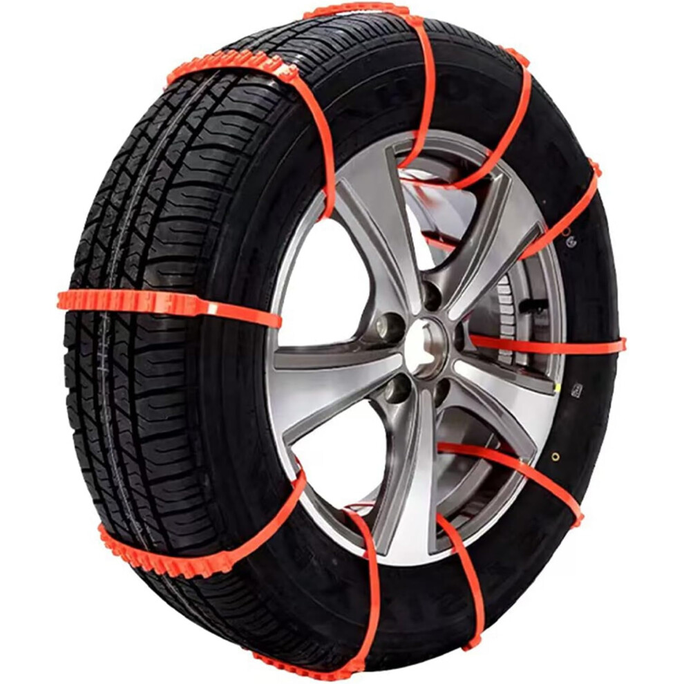 Snow Tire Chains Universal Anti-Skid 10 Pcs 971050741727