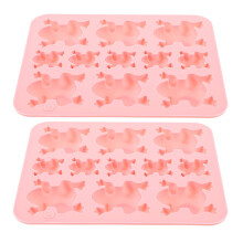 2Pcs Frog Shaped Fondant Mold for Chocolate Cake Dessert DIY Baking Restaurant Use