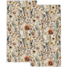 Snowmolle Vintage Floral Hand Towels Set of 2 14" x 28"