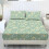Cooling Polyester Sheet Set Bird Floral Green 3-Pc 1