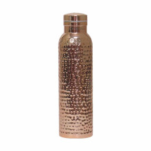 Kitchen Science Copper Water Bottle| 100% Pure Copper Bottle for Drinking Water | Lab-Tested, Heavy Duty & Leak-Proof | Copper Water Bottle
