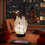 Veilleuse Saint-Valentin avec papillons et rose LED 6