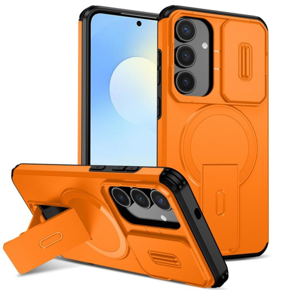 Rugged Case For Samsung Galaxy S25 Fe 5G 6.7 Inch Orange 971050728131