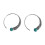 Vintage Boho Turquoise Drop Earrings for Women 1