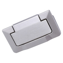 Cabinet Door Pulls Zinc Alloy Silver 1 Piece