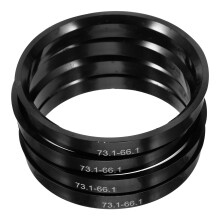 HEMOTON Hub Centric Rings Adapter Set 4 pcs 73.1 mm to 66.1