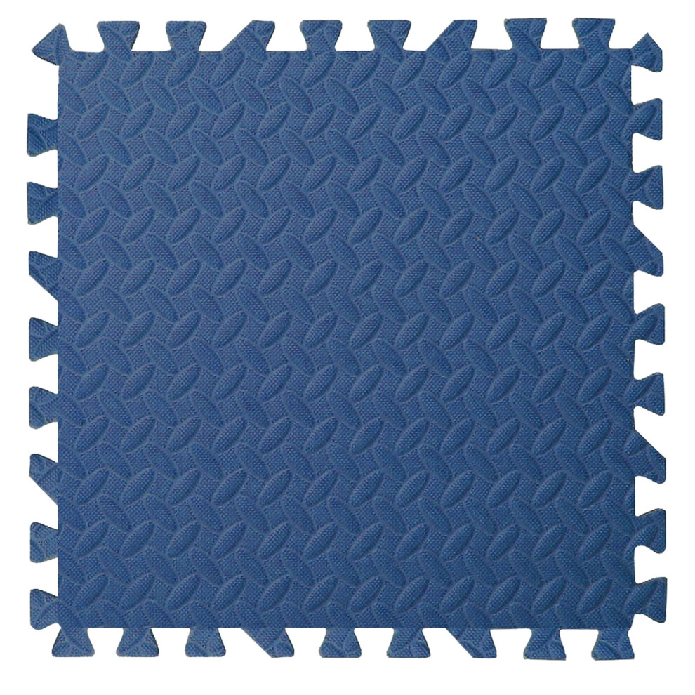 Interlocking Carpet Tiles 11.81"X11.81", Foam Play Mat Floor Tiles With Border, Thick Padded Squares For Playroom Decor 9496895312556