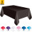 Black Plastic Table Cloths Rectangle 64.5ft 4-Pack 1
