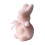 Easter Flocked Bunny Figurine 3.8 in 3 Colors 1