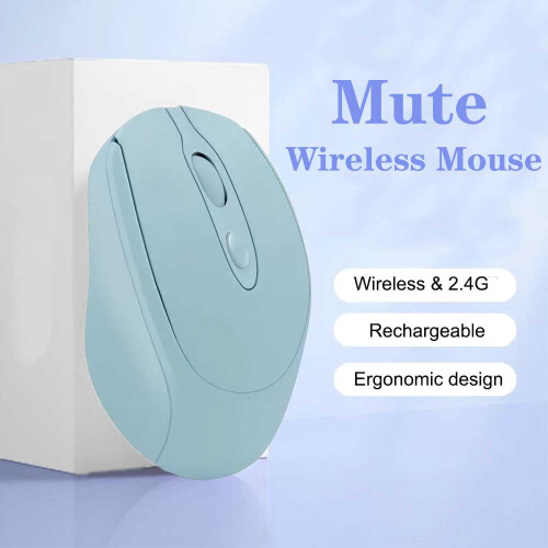 Rechargeable Wireless Gaming Mouse 2.4G Bluetooth-Compatible Wireless Mouse USB Silent Gamer Mice For Computer Laptop Mac Tablet
