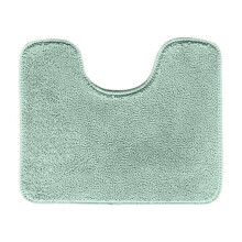 Luxury Toilet Rugs U Shaped Washable Bath Rugs for Bathroom Non Slip Extra Soft and Absorbent Microfiber Bath Mat Plush Comfortable Contour Bath Rugs