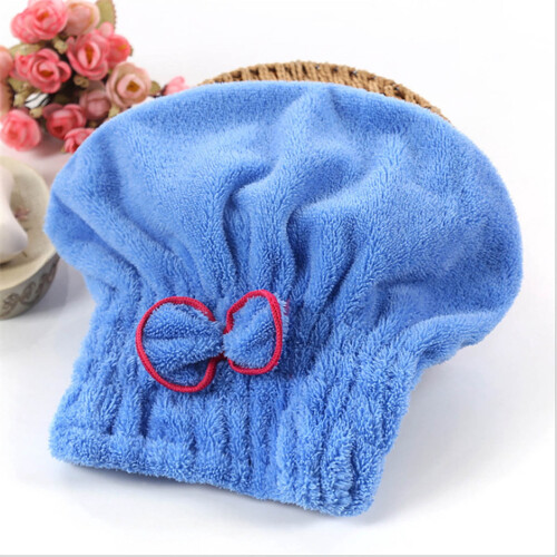 Mikrofiber hårtørrerhåndklæde hovedindpakning blødt absorberende 2