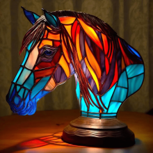 Cute Animal Desk Lamp, USB Powered Night Light for Home Office Decor, Fun Resin Statue Collectible Gift