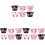 Valentine's Day Cupcake Liners Love Heart Theme 18PCS 1