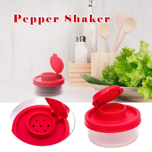 3-Pack Mini Salt & Pepper Shakers – Clear Plastic,
