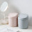 Home Office Waste Bin Small Trash Can Mini Desktop Garbage Basket Roll with Lid 8