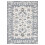 Washable Area Rug Vintage White 5x7 ft 4
