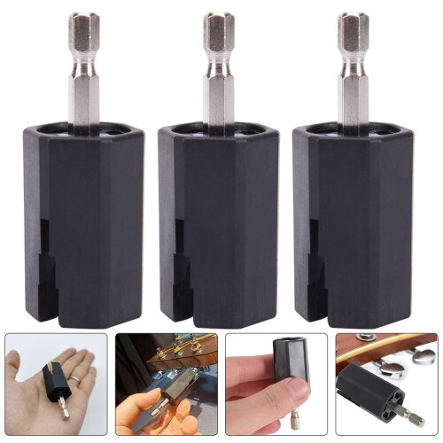 String Winder Bridge Pin 4 pcs metal guitar tool 6.5 x 2.4