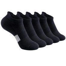 Womens Ankle Anti-Blister Thick Cushioned Gym Socks, Fashionable Wicking Athletic Running Socks 5 Pairs