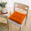Chair Cushions Square Ergonomic 2 pcs 15.7 inch 3