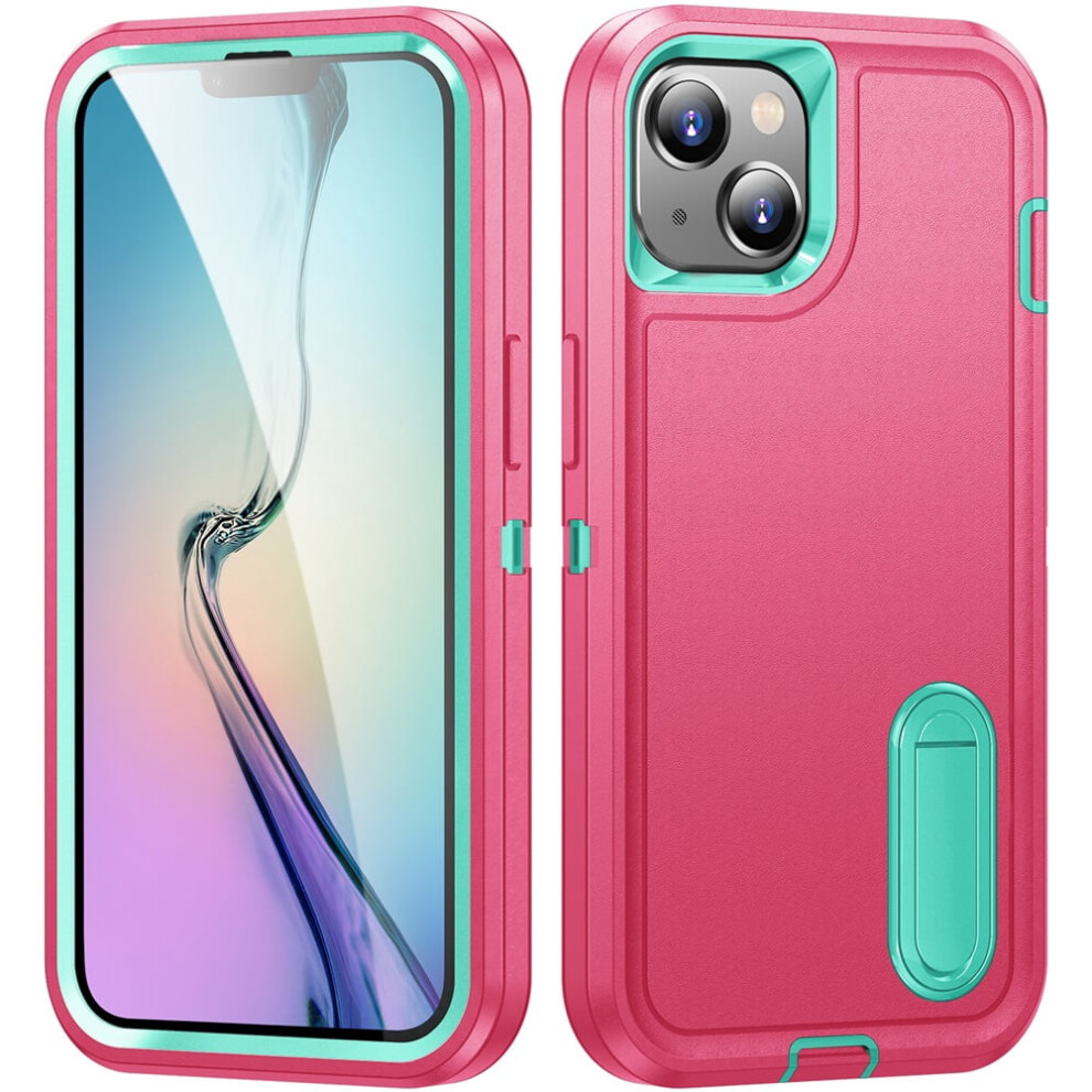 Iphone 14 Plus Rugged Case With Kickstand Rose Red 971050729862