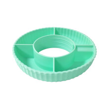 Snack Tray for Stanley 40oz Cup, Food Grade Flexible Fruit Split Plates, Reusable Candy Bowl for Parties Picnics