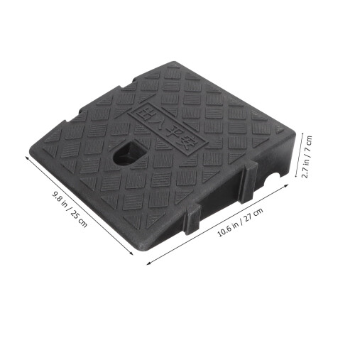 LEDOMO threshold ramp pad black plastic 1 piece 1
