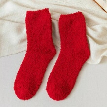 Women's Soft Fluffy Fleece Bed Socks 6 Pairs