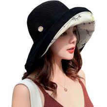Women Mesh Sun Hats Summer Beach UV Protection UPF Packable Hat Wide Brim Chin Strap Bucket Cap