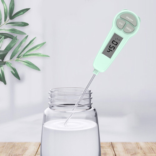 Stainless Steel Digital Probe Thermometer Green 1