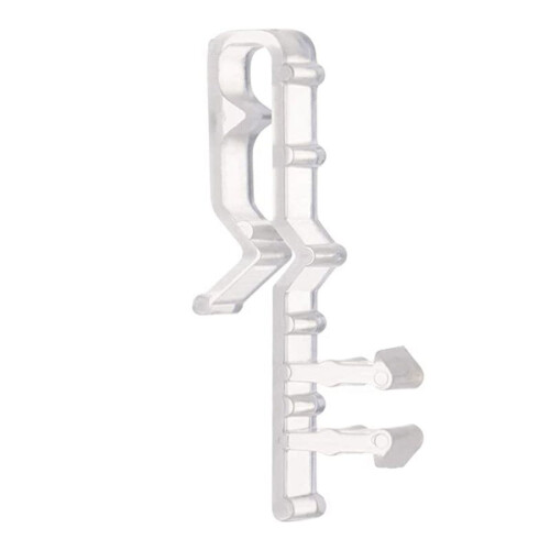 Valance Clip Window Blind Clip Clear Plastic Valance Retaining Clip for Blinds