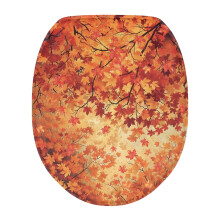 Maple Leaf WC-istuimen päällinen, pitkulainen, kuminauhalla