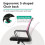 Mesh Office Chair with Arms Adjustable Height Pink 5