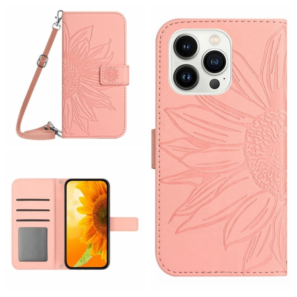 Pu Leather Flip Wallet Case For Iphone 13 Pro Max 6.7 Pink 971050390437