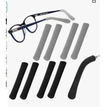 4pcs Eyeglass Ear Grippers Stretchy Glasses Cushions Knitted Eyeglass Retainers Universal Ear Cushions Eyeglass Arm Sleeves