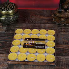 White Scented Tea Light Candles 50-Pack 3.5 cm 2-Hour Burn