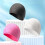 Swimming Cap Unisex Silicone Large Size for Adults with 2